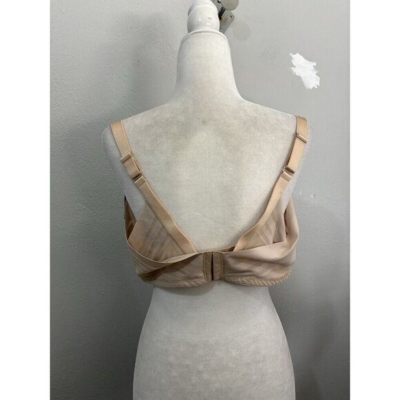 Paramour Marvelous Bra Nude Color Women Size 42DD Full Coverage Wired - Picture 4 of 9